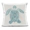Stupell Industries Mediterranean Patterned Turtle Decorative Printed Throw Pillow, design by Hannah Dawson, 18 x 7 x 18